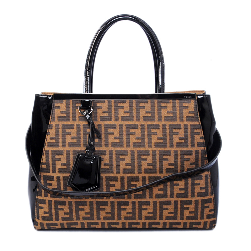 F2552M Fendi 2Jours Tote Bag in tessuto F2552M